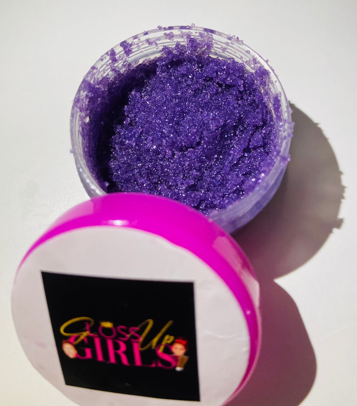 Grape lip scrub