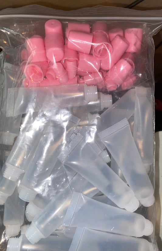 Baby Pink Lip gloss tubes